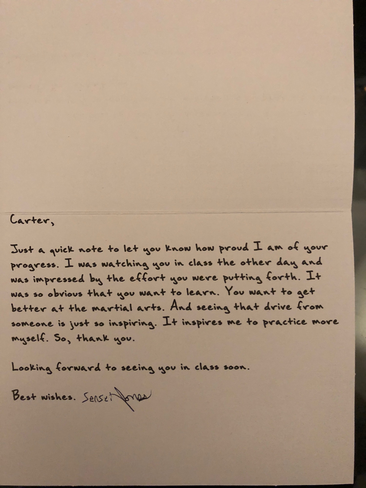 2018-03-09-karate-note01 photo