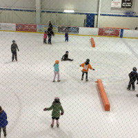 Meg Learns to Ice Skate
